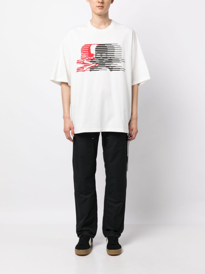 mastermind JAPAN graphic-print cotton T-shirt outlook