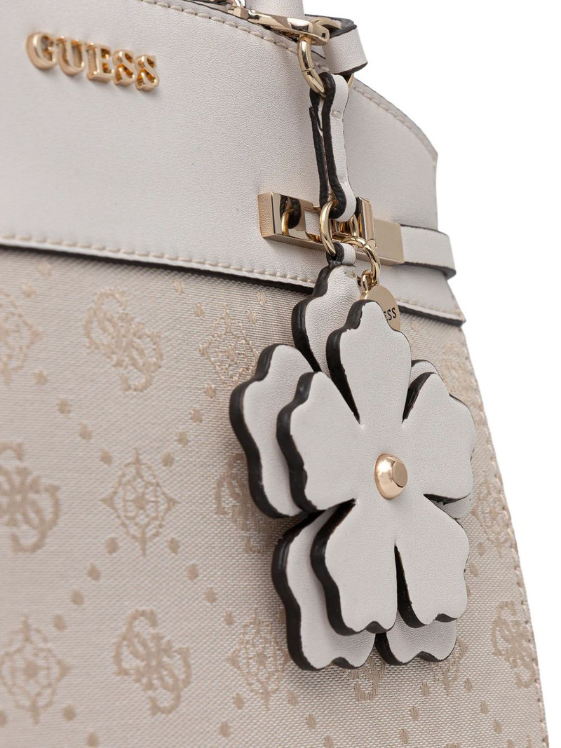 Melinda flower-charm tote bag 4