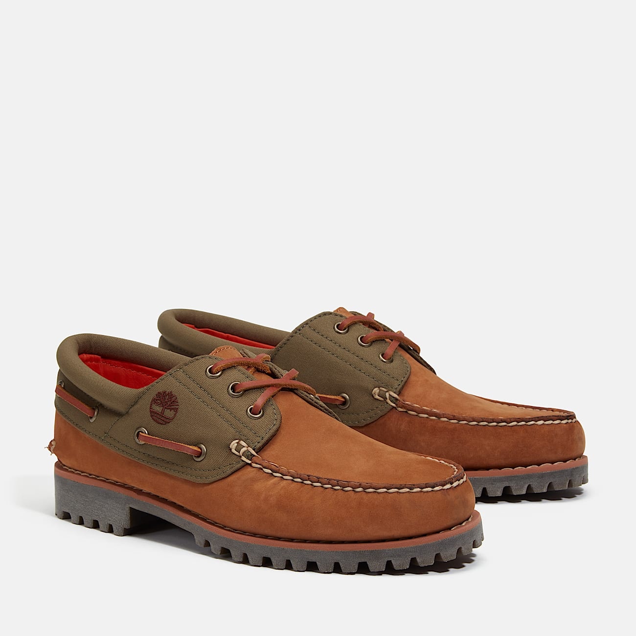 Men's Timberland® Authentics 3-Eye Boat Shoe - 4
