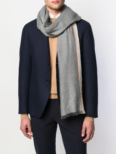 Brunello Cucinelli colour block scarf outlook