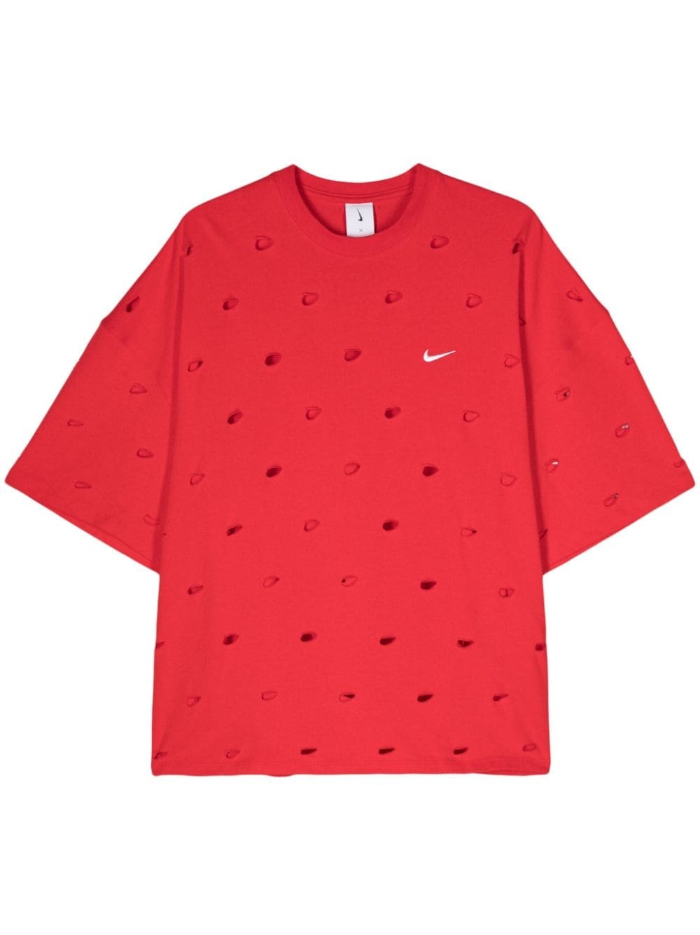 x Jacquemus Swoosh cotton T-shirt - 1