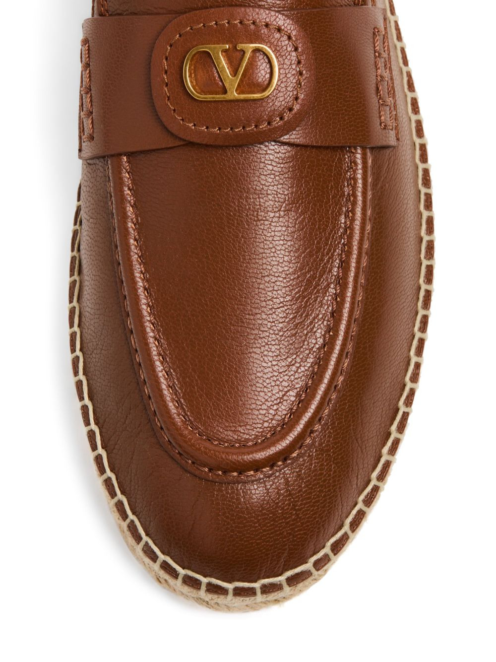 Valentino Garavani Flat shoes Leather Brown - 6