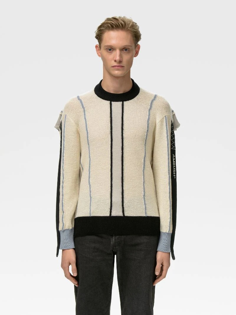 FOLDING KNIT SWEATER - 3