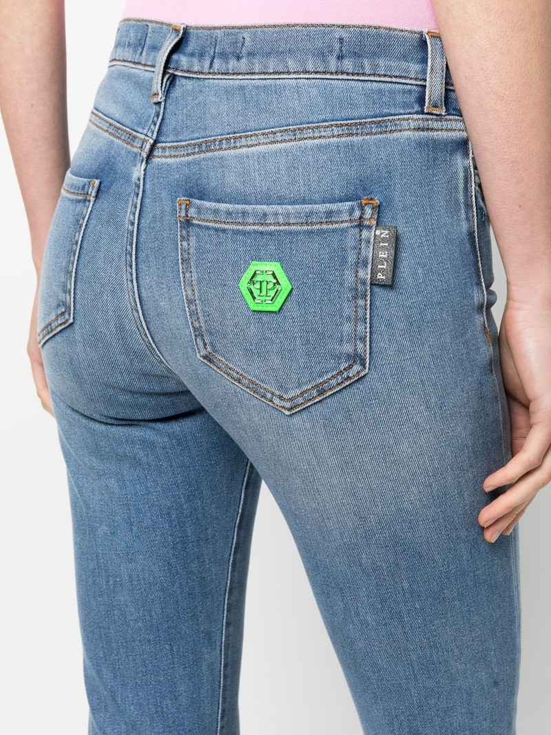 mid-rise slim-cut jeans 5