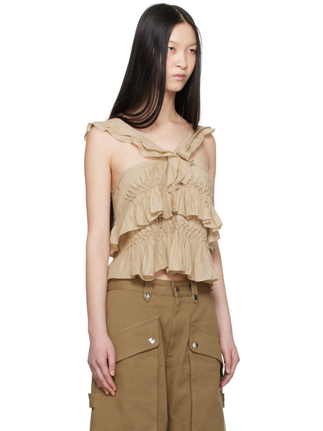 Khaki Daren Top - 2