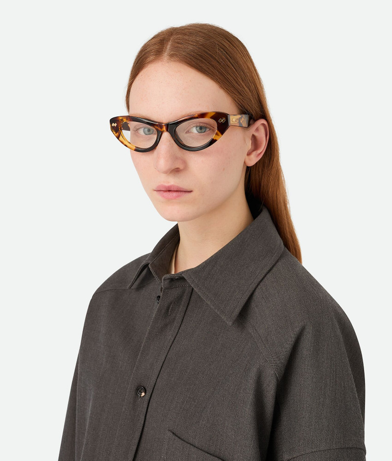 Bottega Veneta Dizzy Cat Eye Eyeglasses outlook