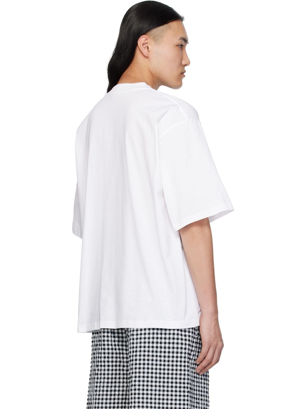 White Pop Fields 'Marni' Logo T-shirt - 3