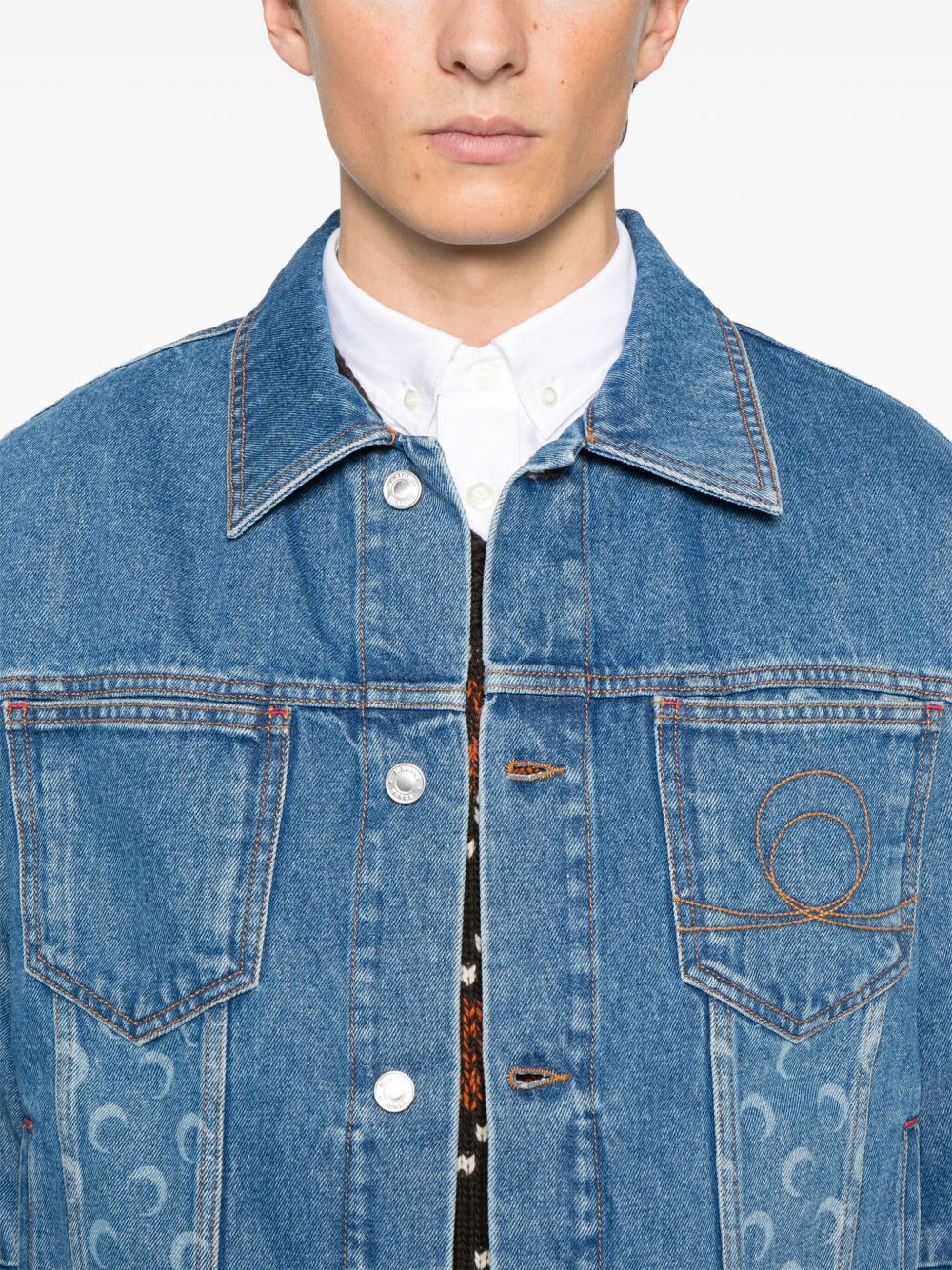 MARINE SERRE Denim Jacket - 5