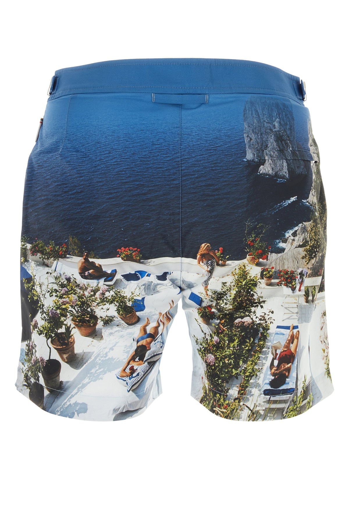 Printed polyester Bulldog Photographic swimming shorts - 2