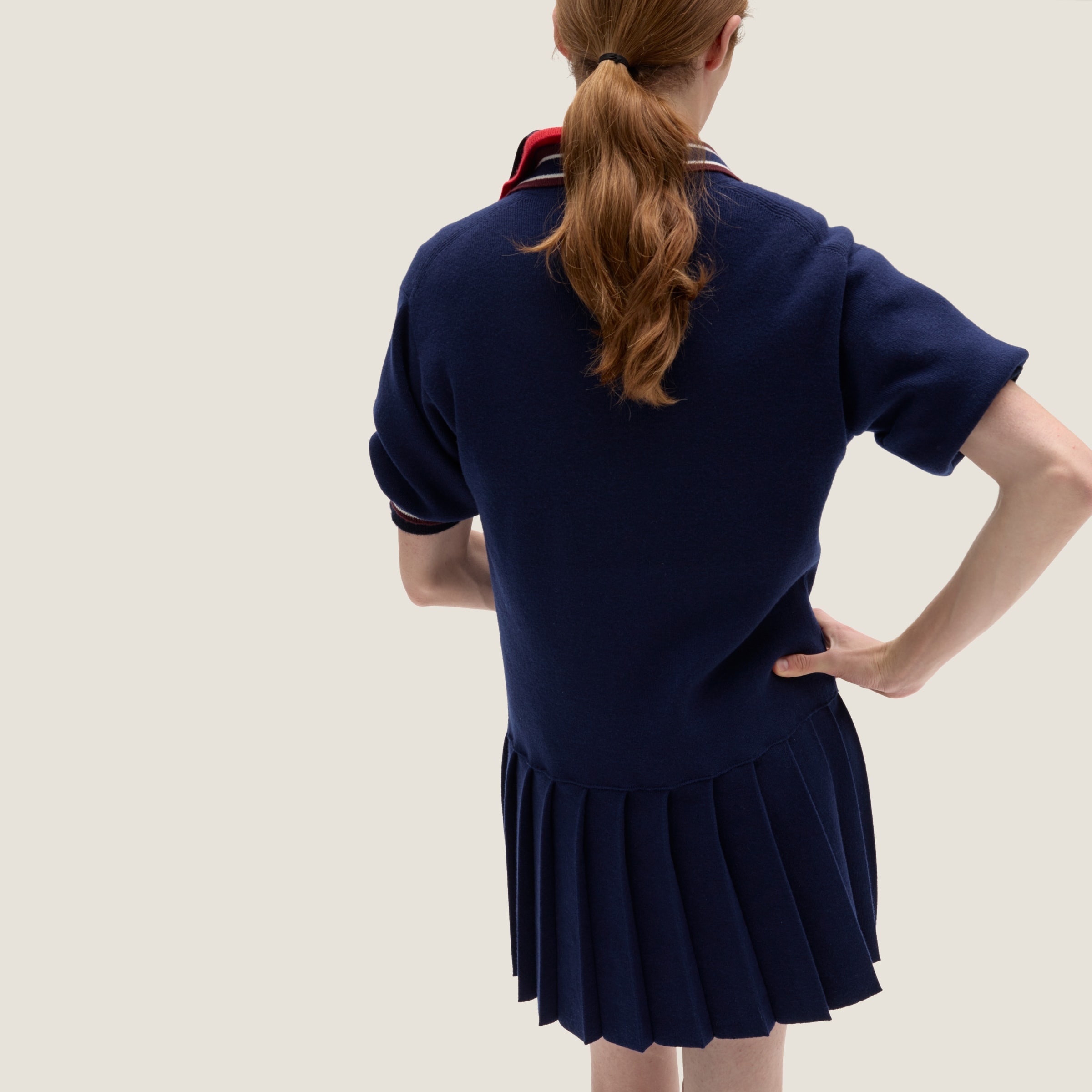 Miu Miu Wool and cashmere polo dress | REVERSIBLE