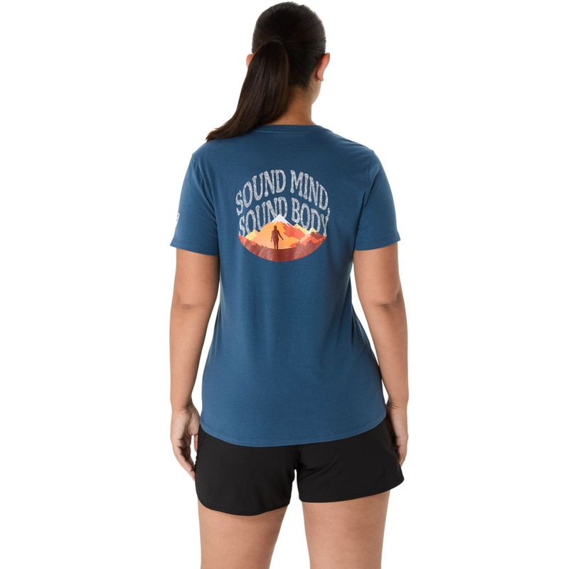 Asics WOMEN'S ASICS NATURE V-NECK SHORT SLEEVE TEE outlook