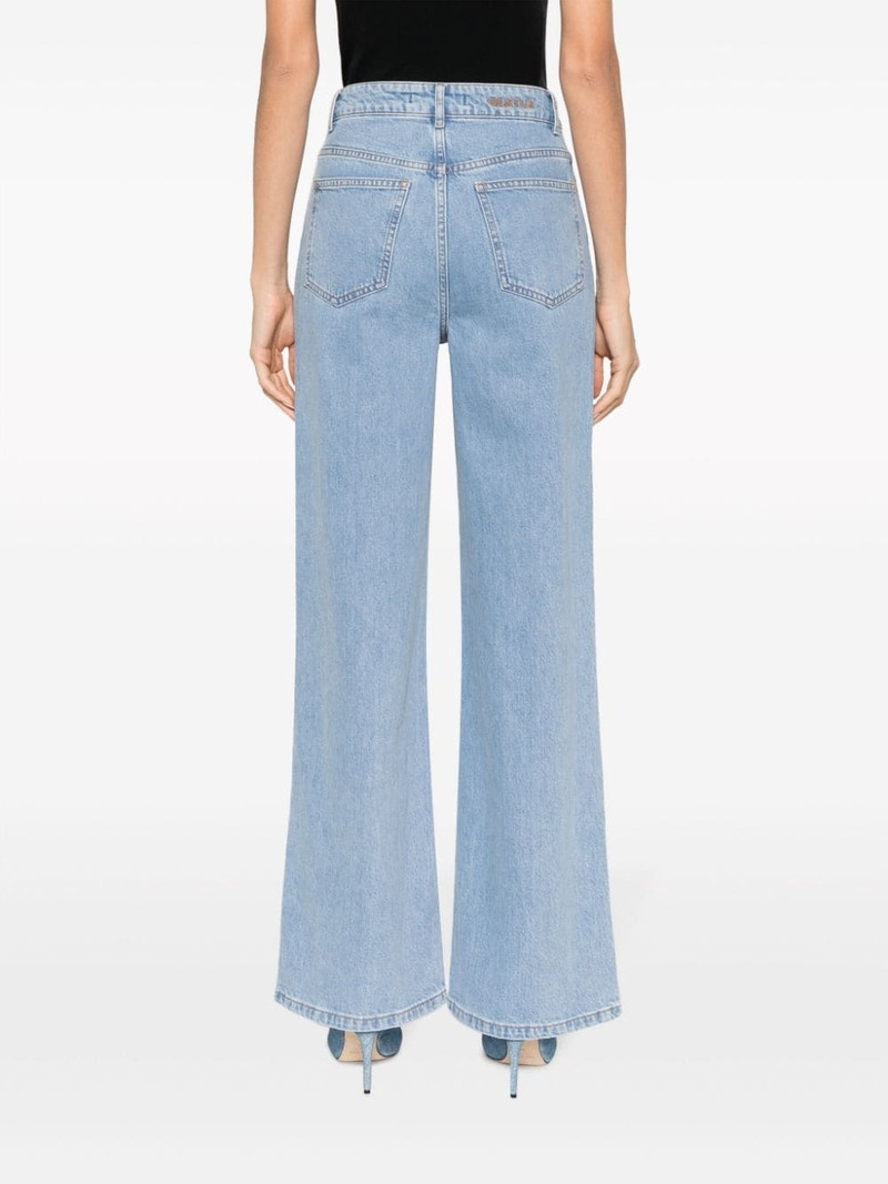 mid-rise wide-leg jeans 4