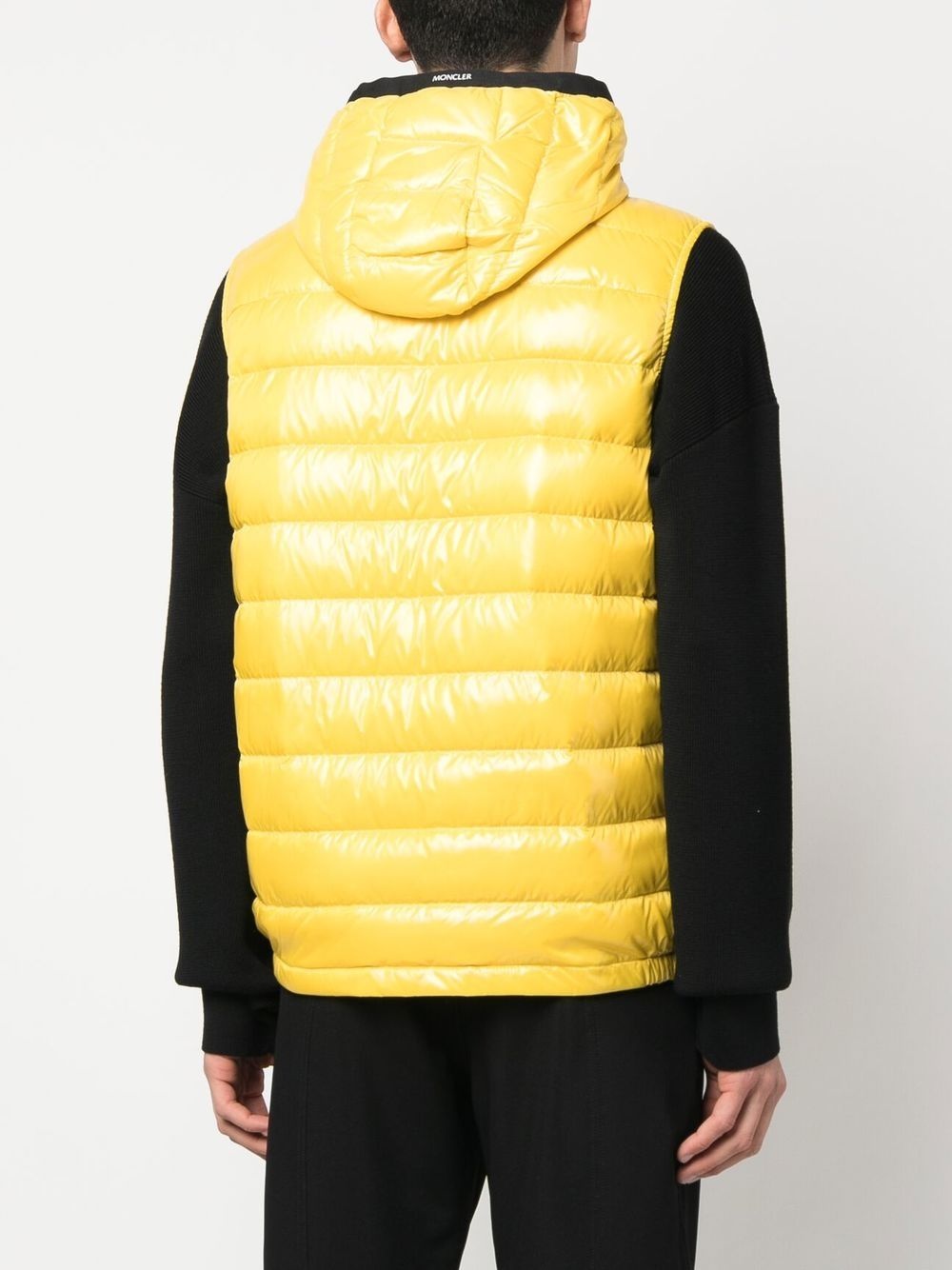 chest logo-patch padded gilet - 4