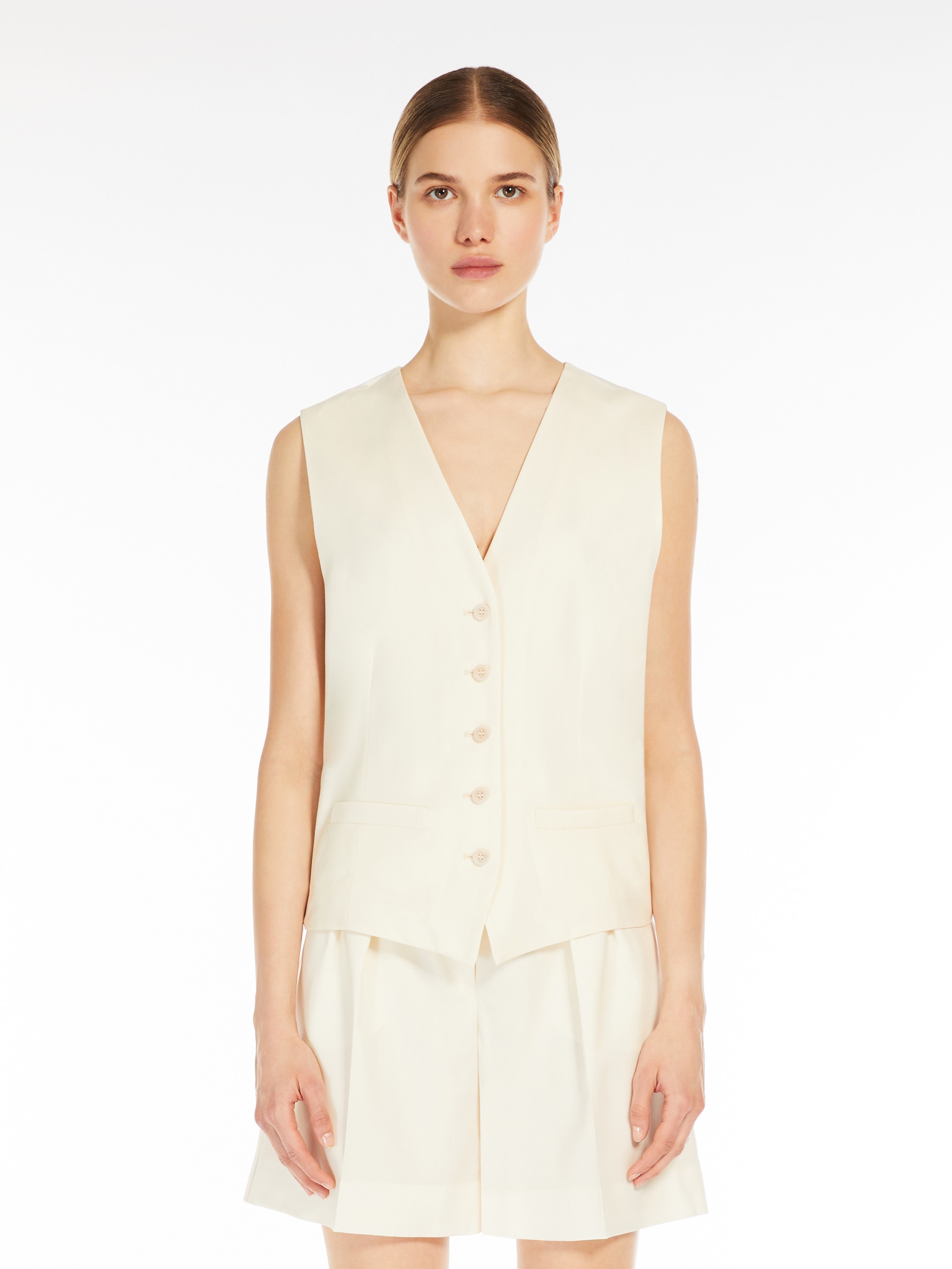 ZUAI Wool canvas waistcoat - 3