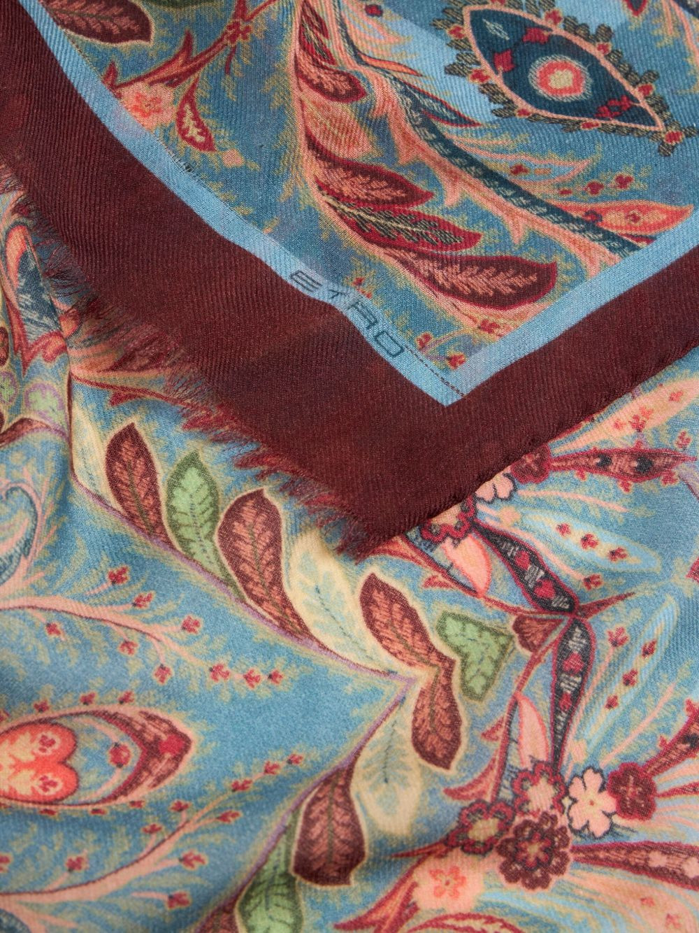 paisley-print scarf - 3