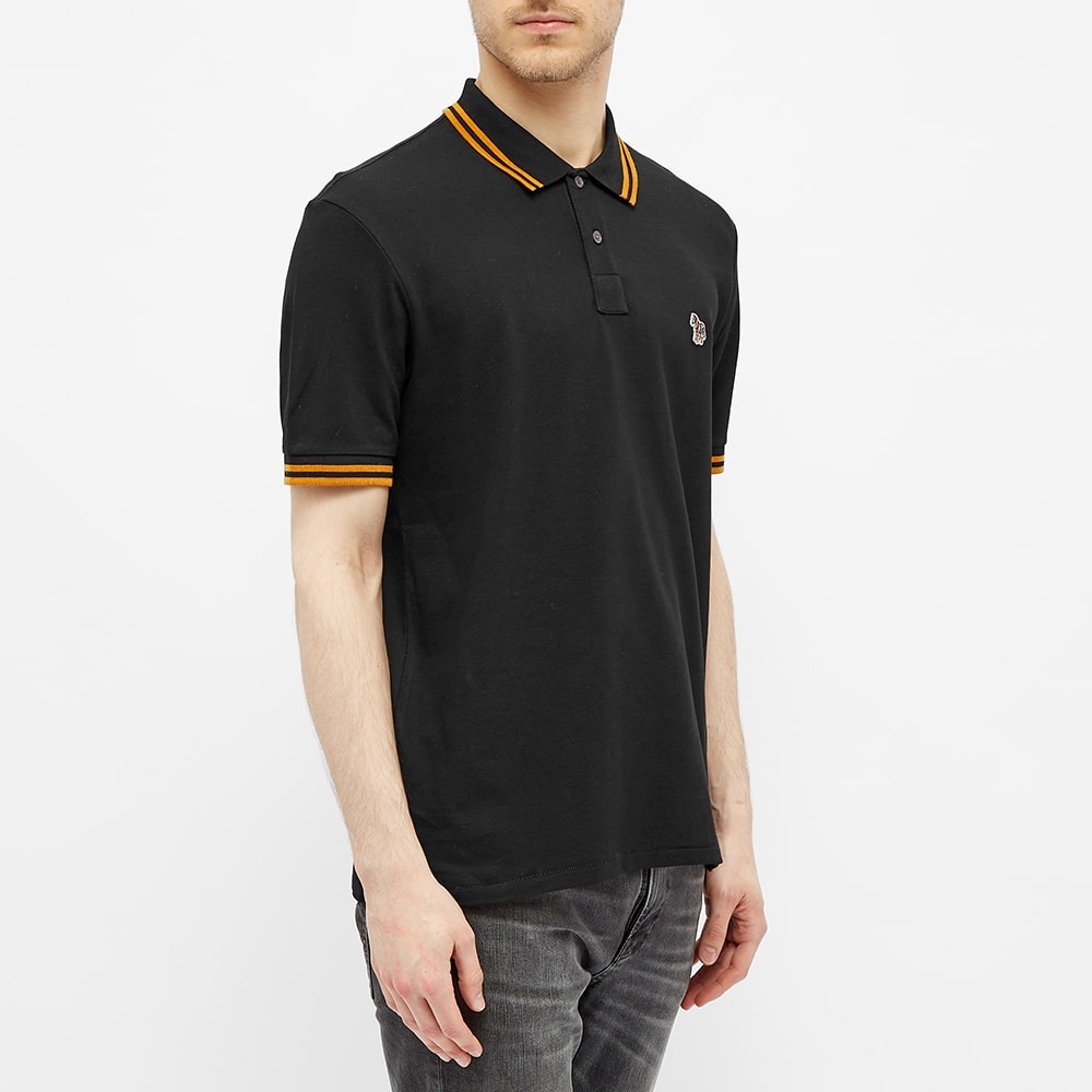 Paul Smith Zebra Tipped Polo - 4