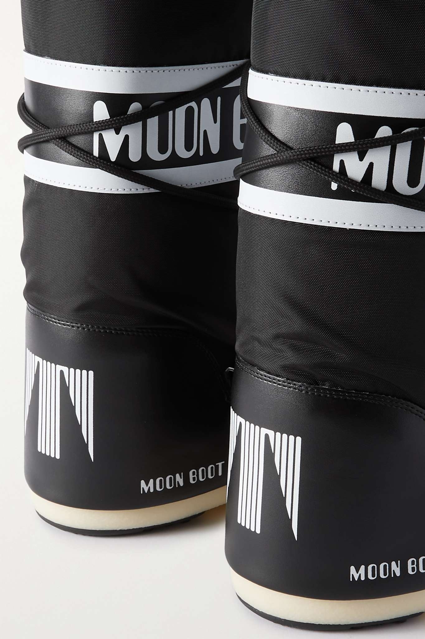 Icon shell and faux leather snow boots - 4