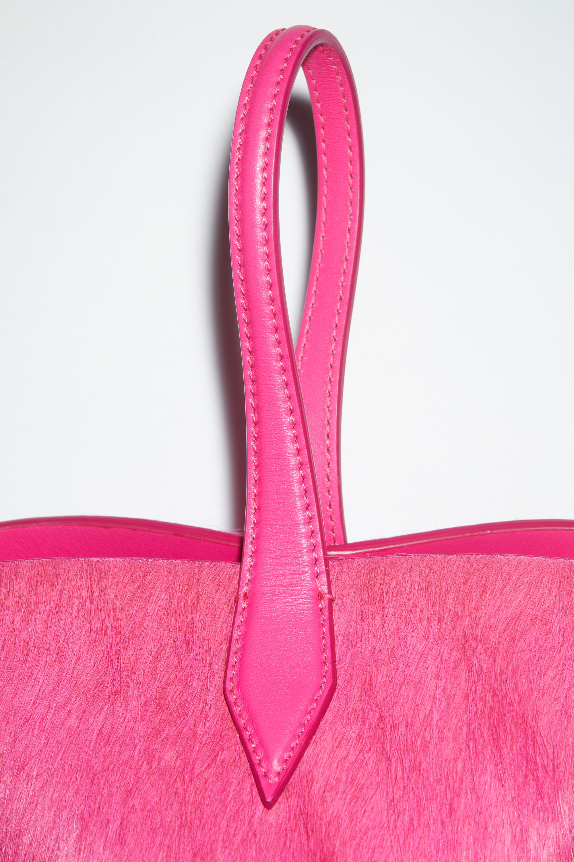 Spike top handle bag - Fuchsia pink - 6