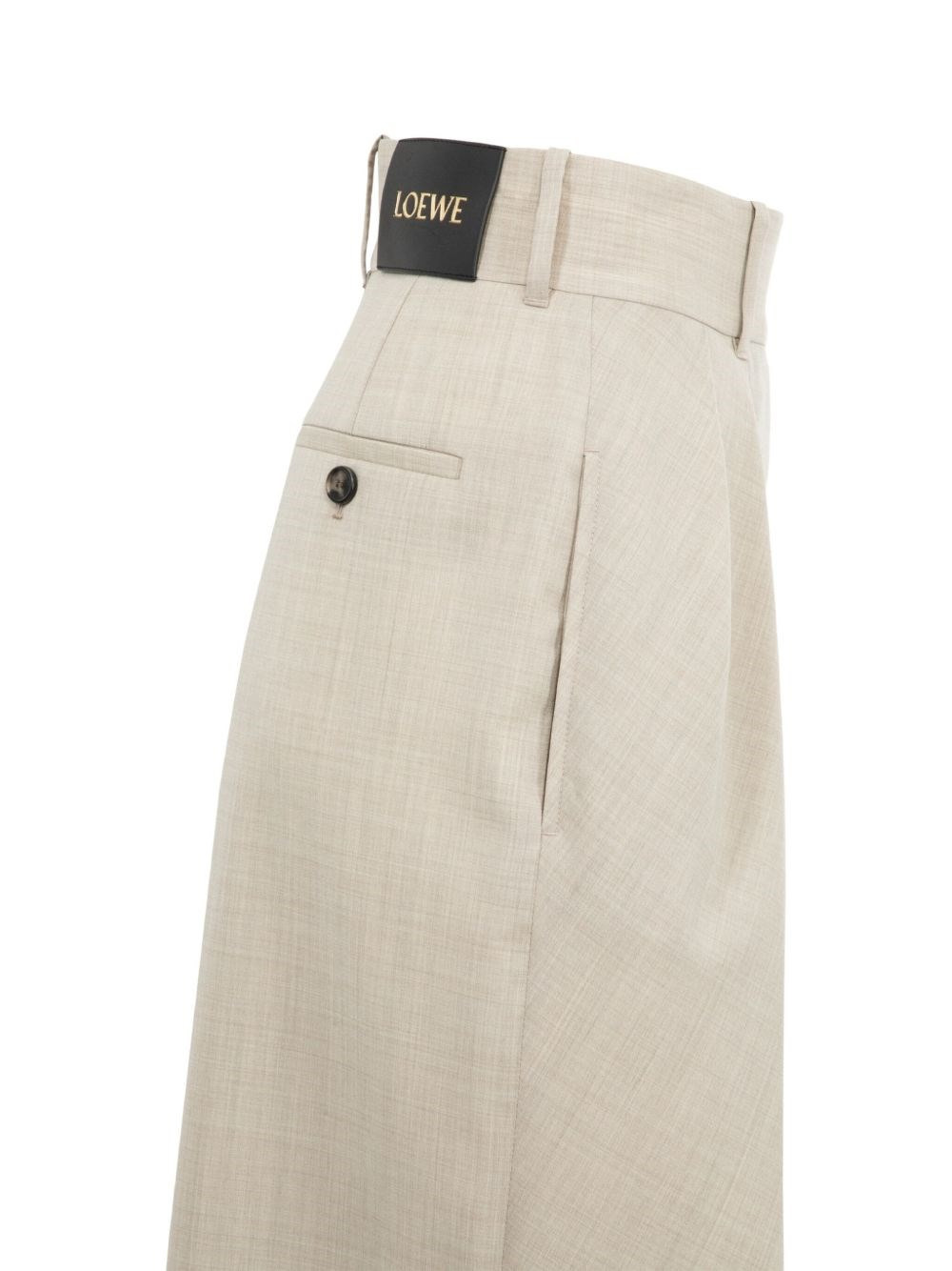 Wool wrap trousers - 3