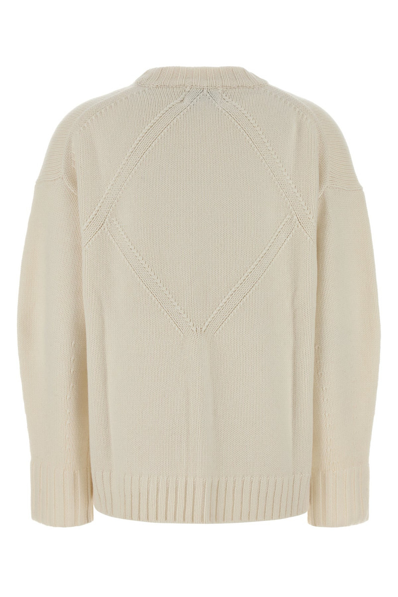 Loulou de Saison Ivory cashmere Tino oversize sweater outlook