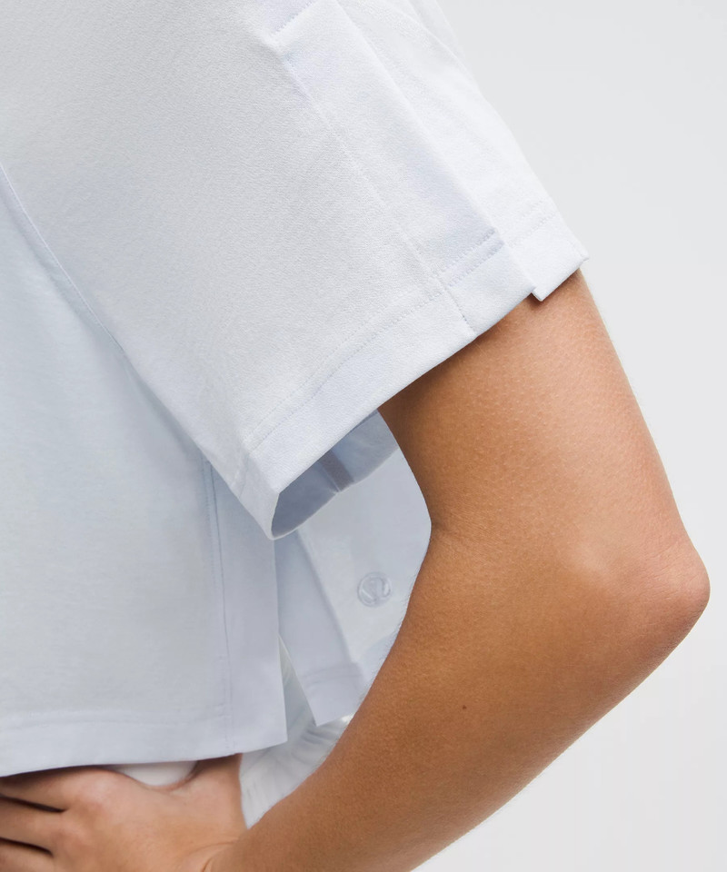 Sheer Crewneck T-Shirt 6