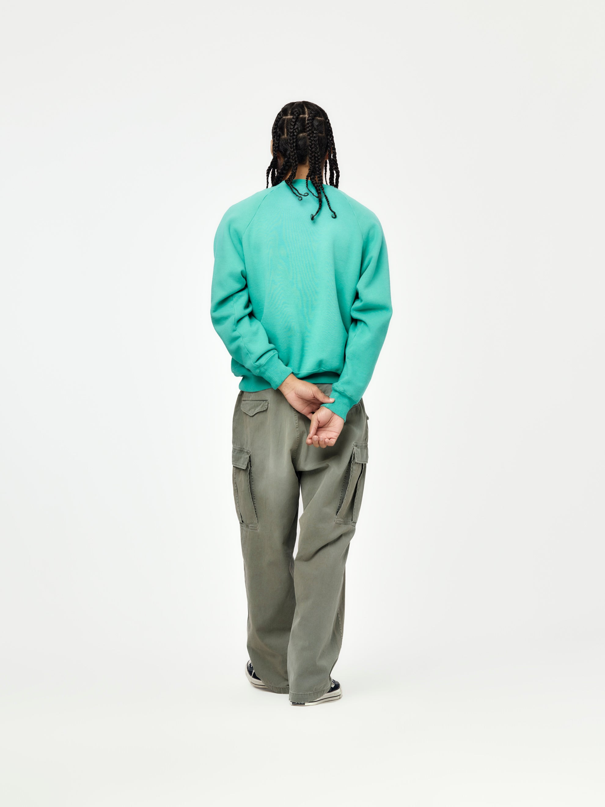 VINTAGE SWEATSHIRT (GREEN) - 4