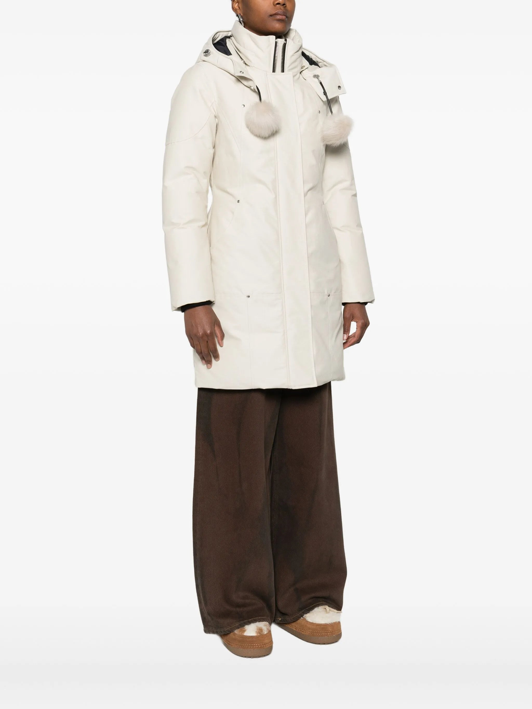 Moose Knuckles Pompom-detail Hooded Coat - 3