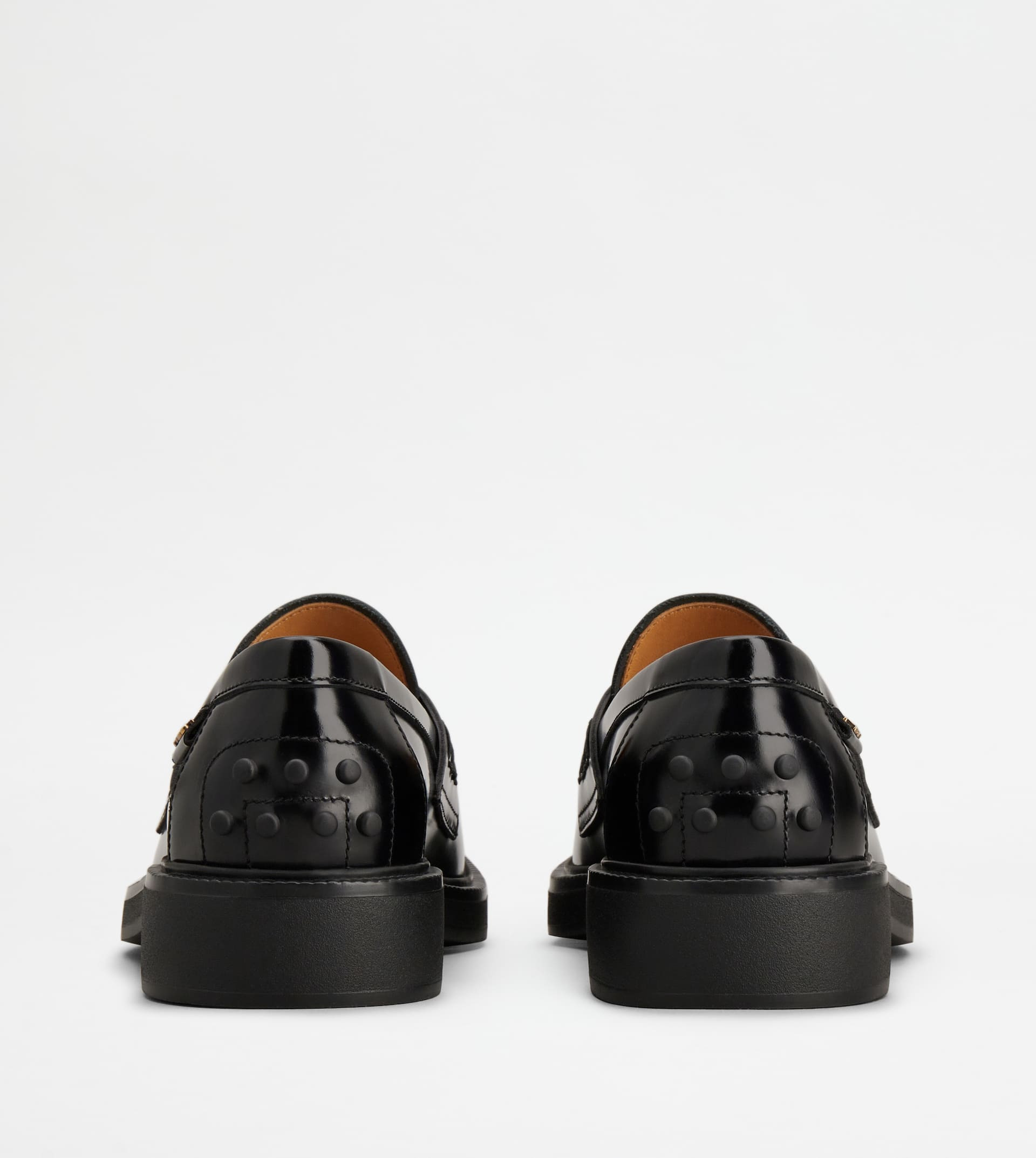 LOAFERS IN LEATHER - BLACK - 3