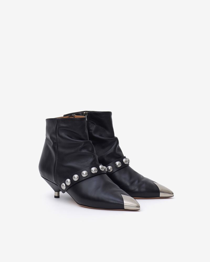 DONATEE LEATHER ANKLE BOOTS - 3
