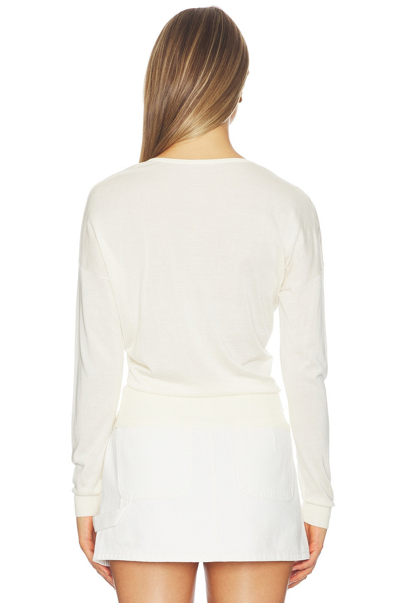 RENGGLI Silk Cashmere V Neck Sweater outlook