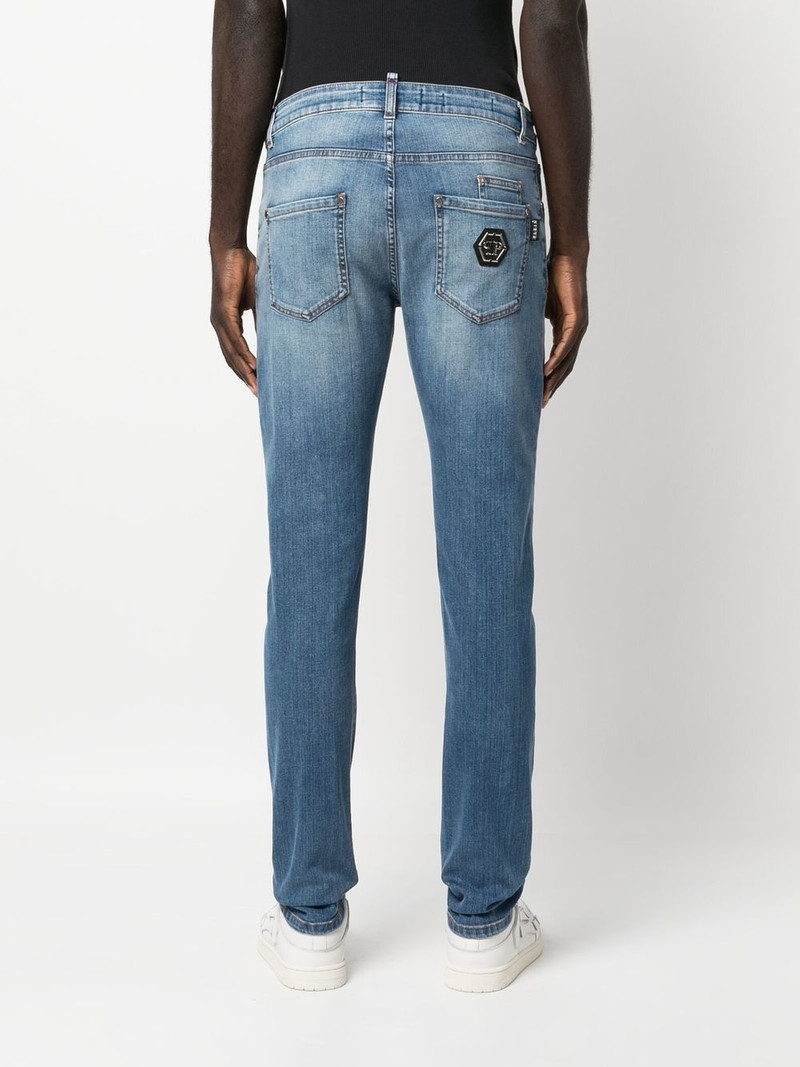 Premium-Hexagon straight-fit jeans 4