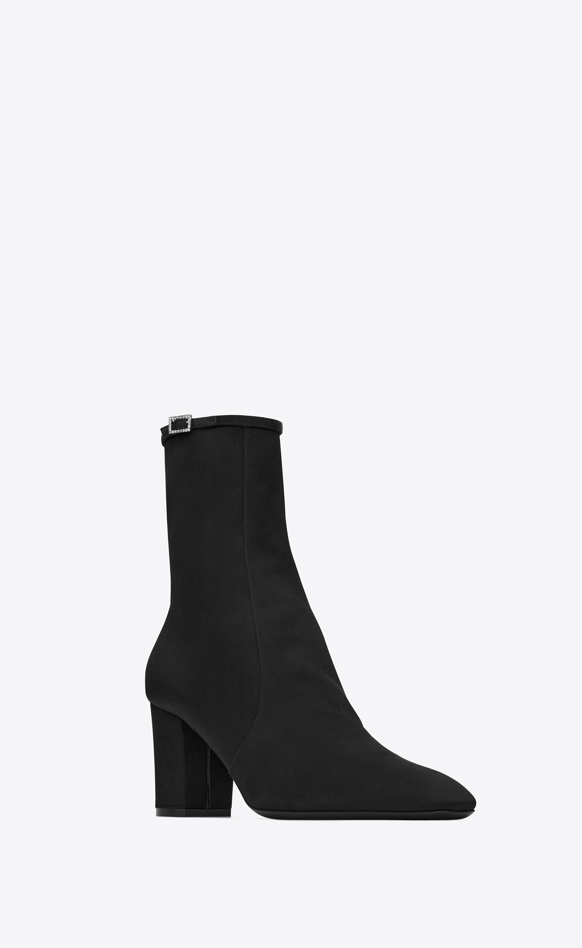 betty booties in satin crepe - 4