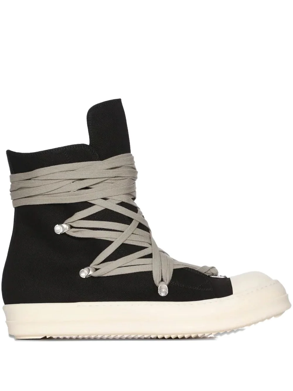 lace-up high-top trainers - 1