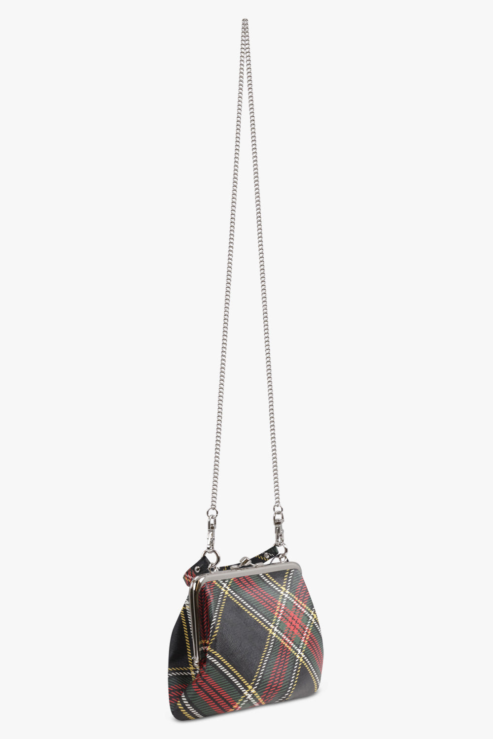 GRANNY SILHOUETTE ORB FRAME PRINT PURSE | TARTAN - 2