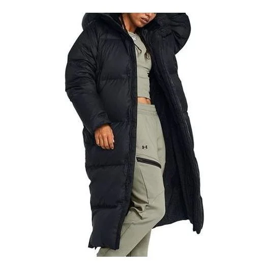 (WMNS) Under Armour ColdGear Infrared Down Puffer Parka 'Black' 1378857-001 - 1