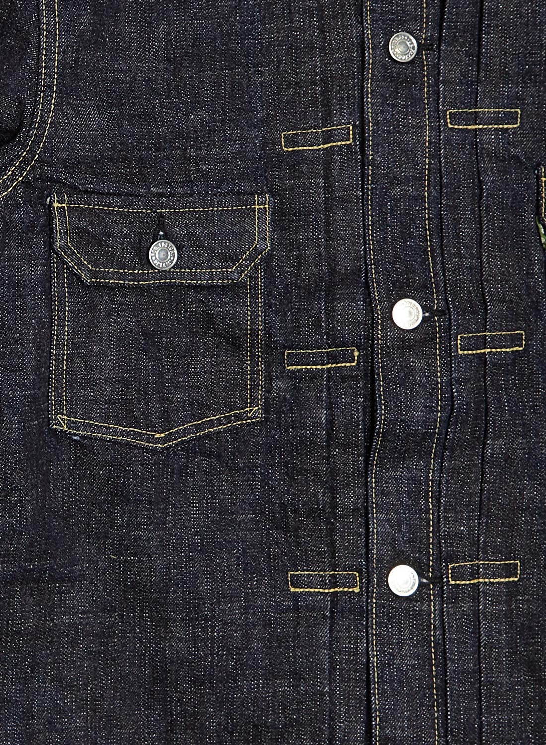 FOB Factory Selvedge Denim 2nd Jacket Indigo - 3