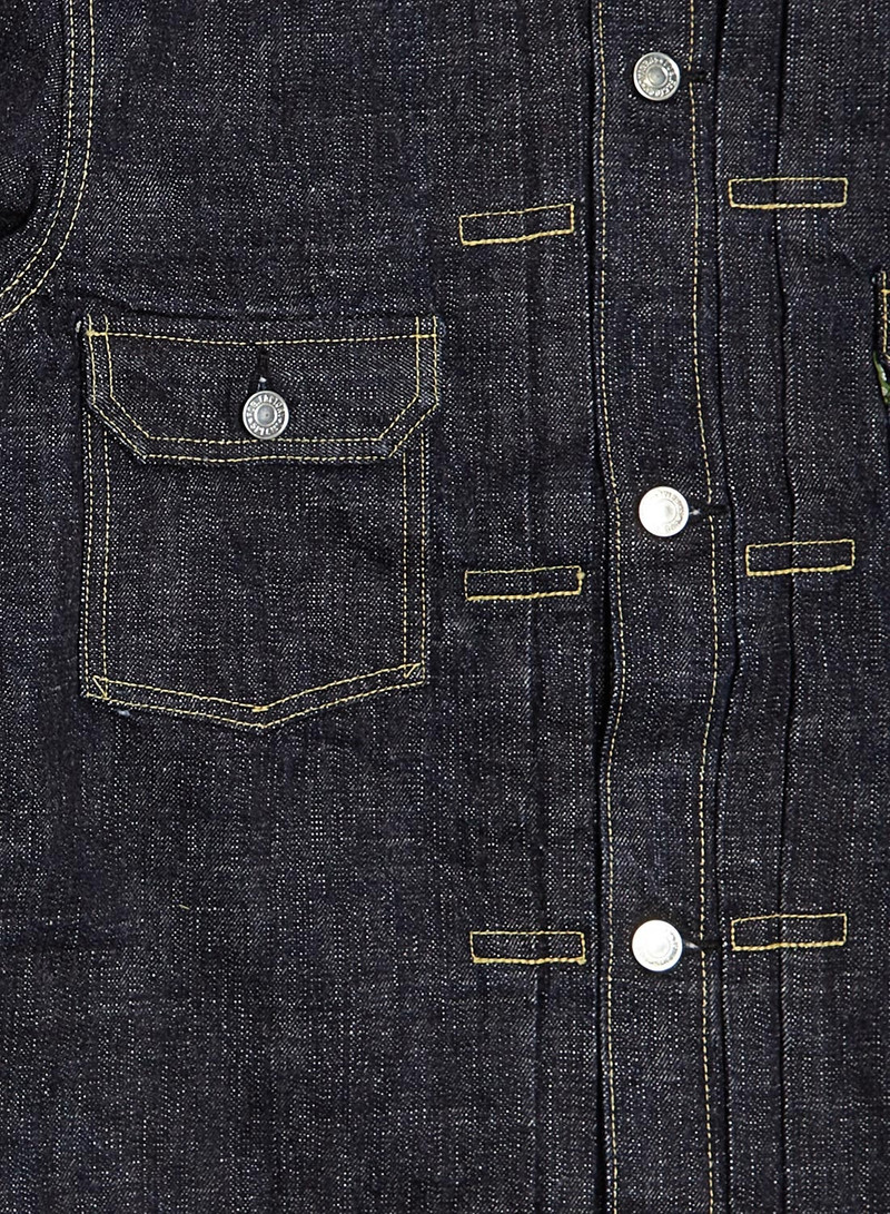 FOB Factory Selvedge Denim 2nd Jacket Indigo 3