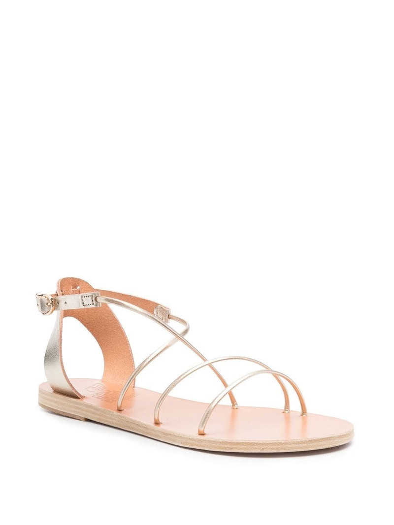 ANCIENT GREEK SANDALS Meloivia metallic-effect sandals outlook