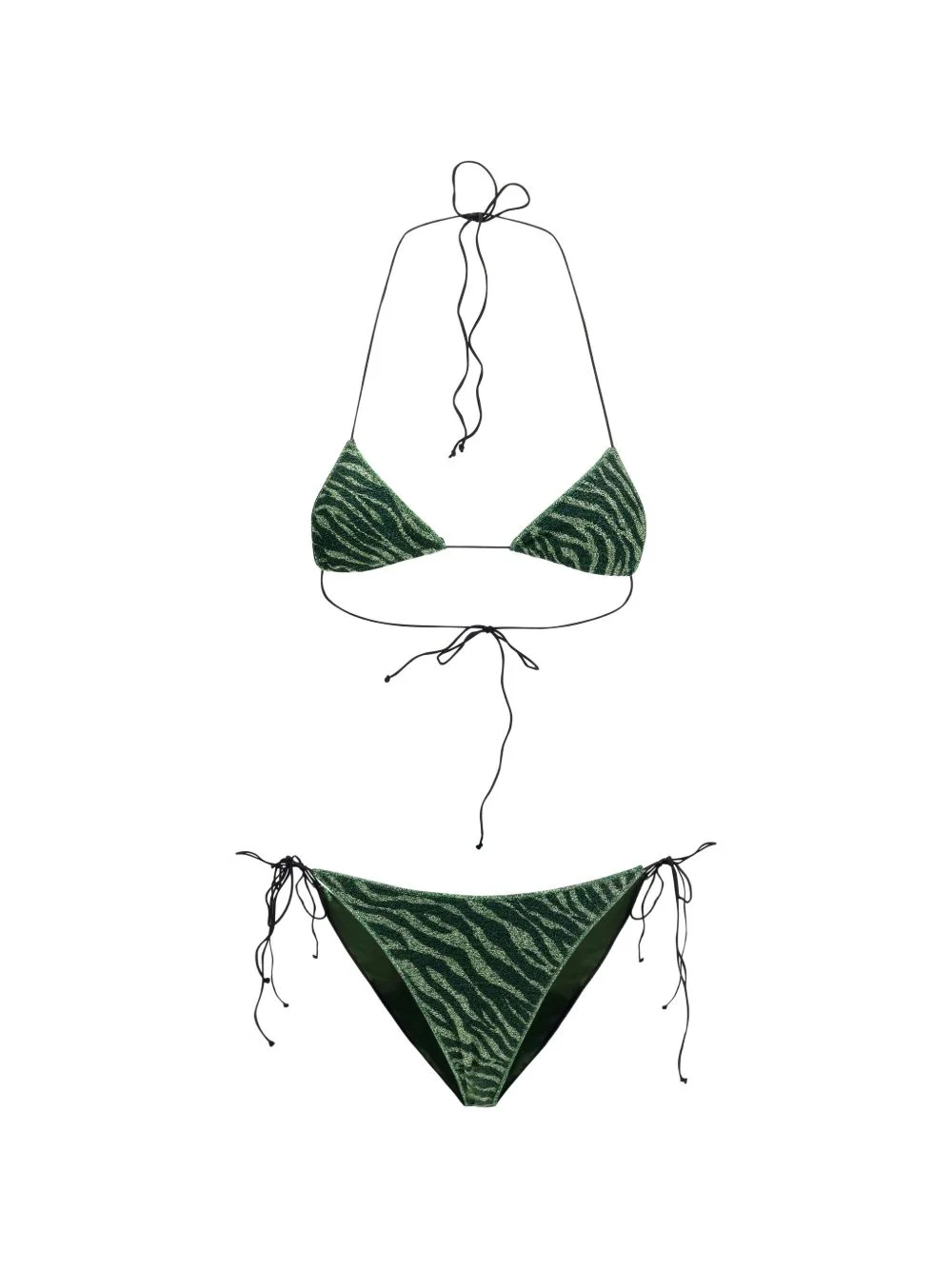 zebra-pattern bikini - 1
