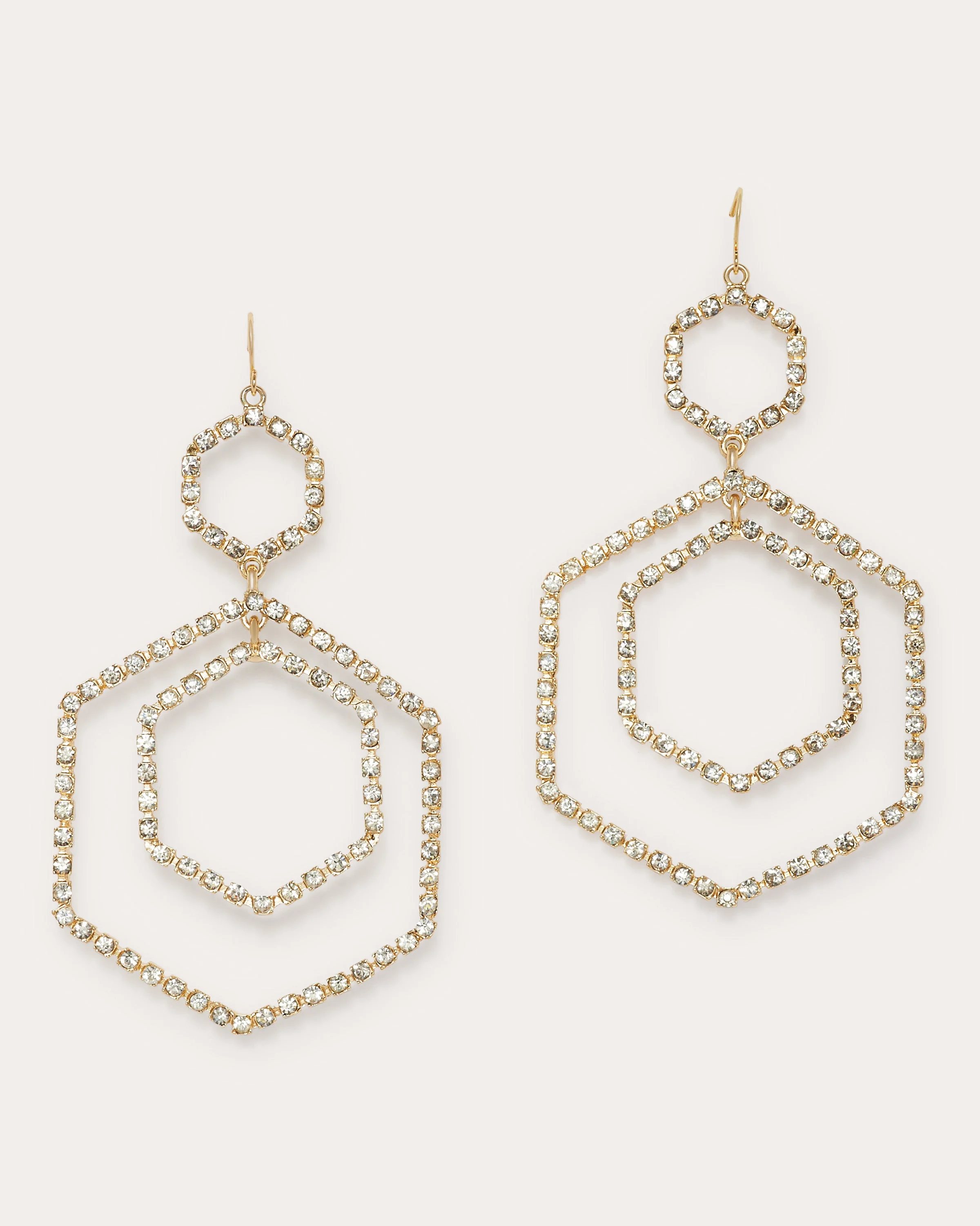 Cecily Rhinestone Earrings - 1