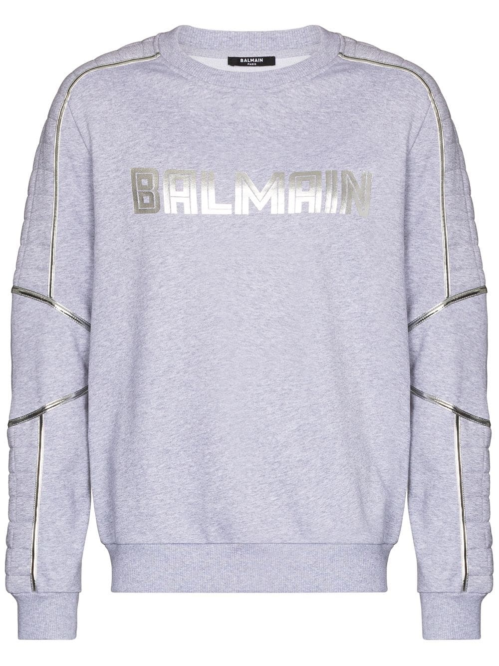 logo-print crew-neck sweatshirt - 1