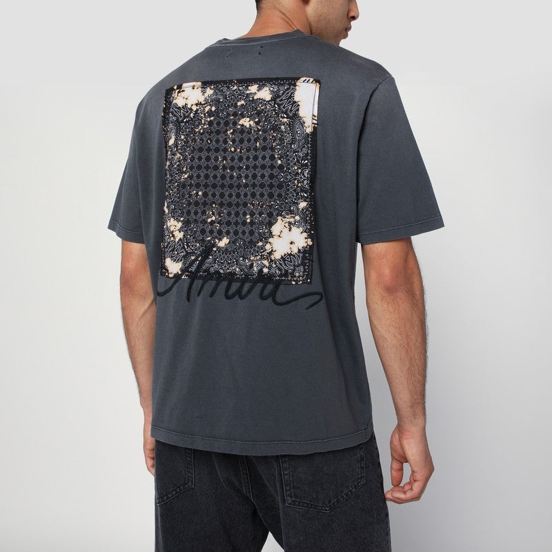 AMIRI Washed black cotton T-shirt - 2