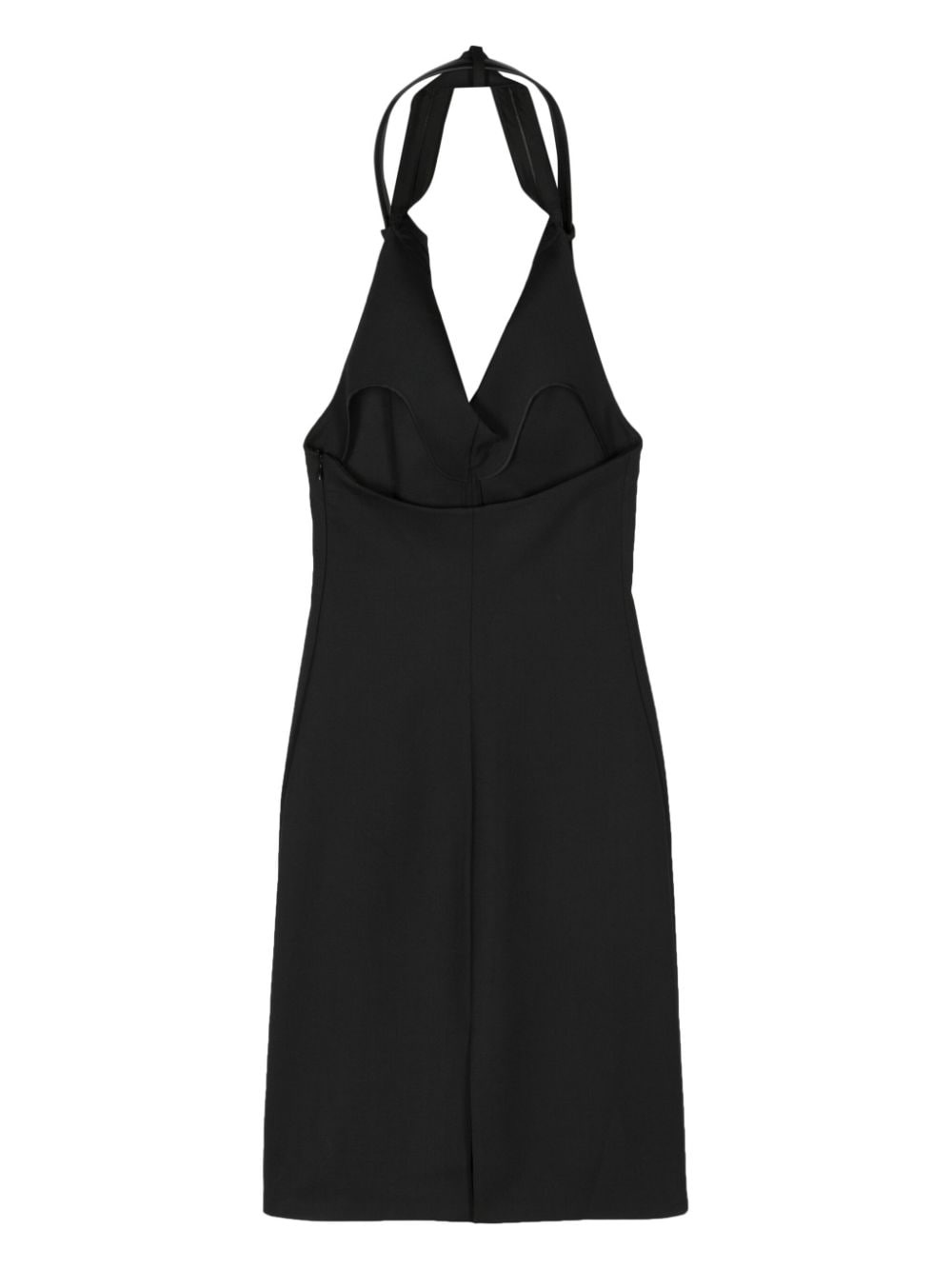 belted-halterneck midi dress - 2