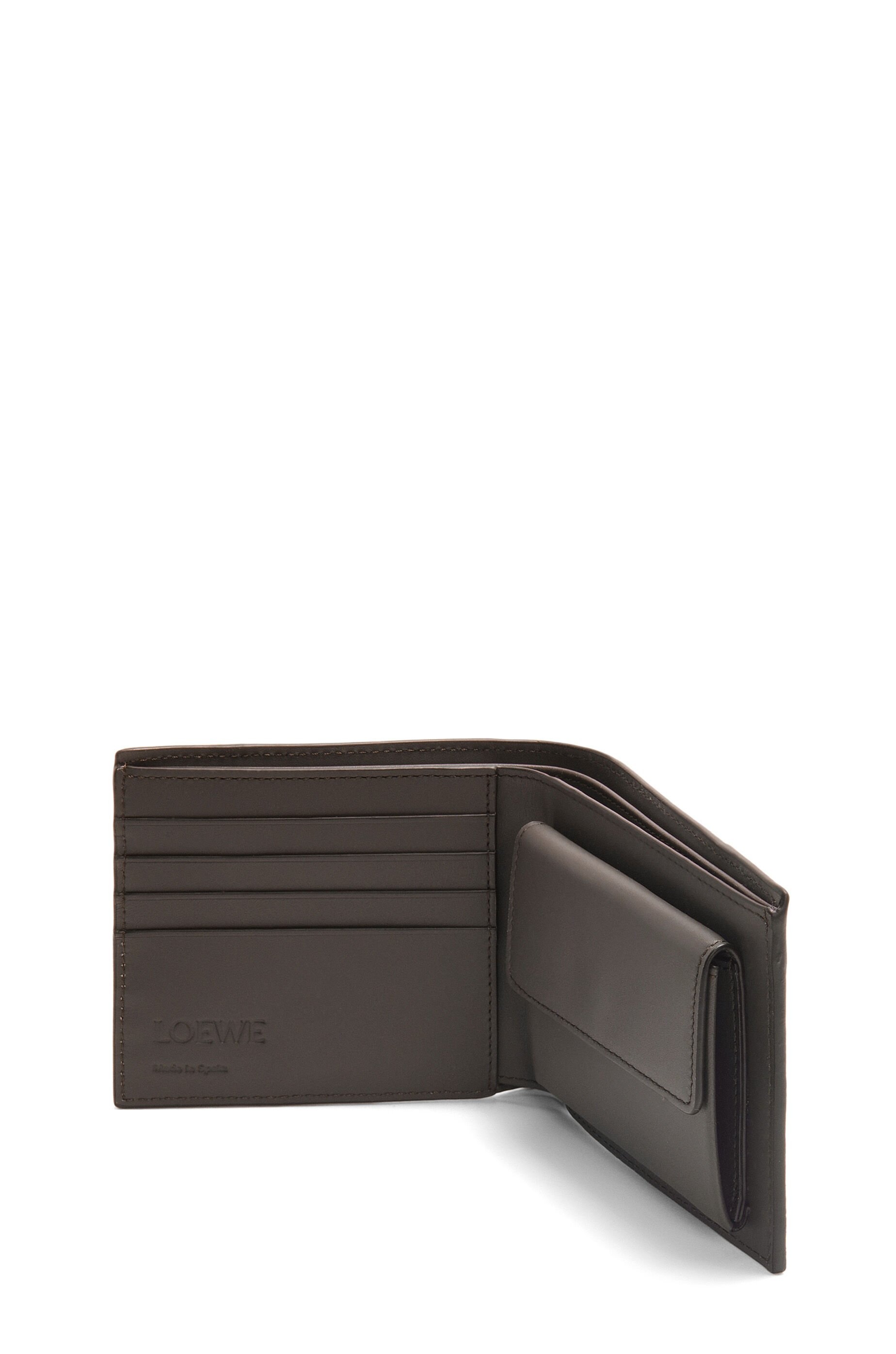 Puzzle bifold coin wallet in classic calfskin - 3