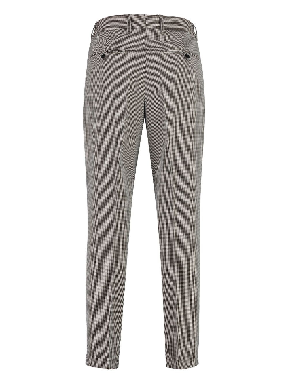 houndstooth-pattern trousers - 2