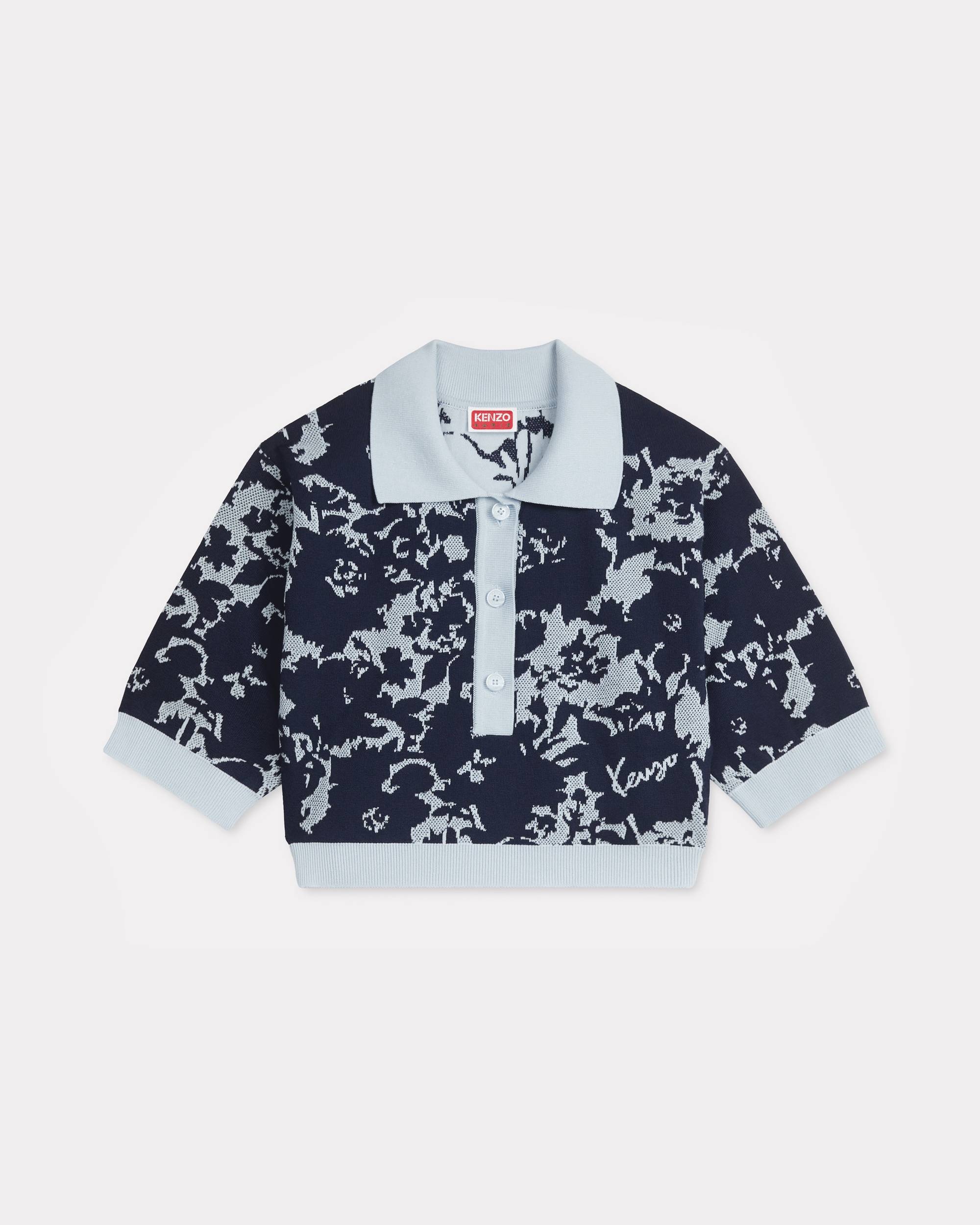 'KENZO Flower Camo' polo top - 1