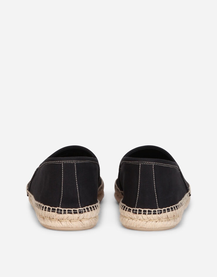 Canvas espadrilles with coat of arms embroidery - 3