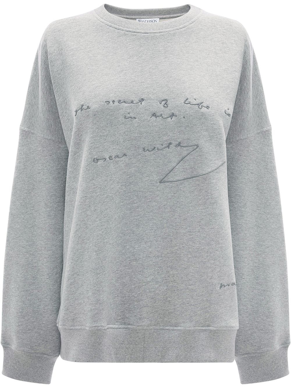 Oscar Wilde quote print sweatshirt - 1