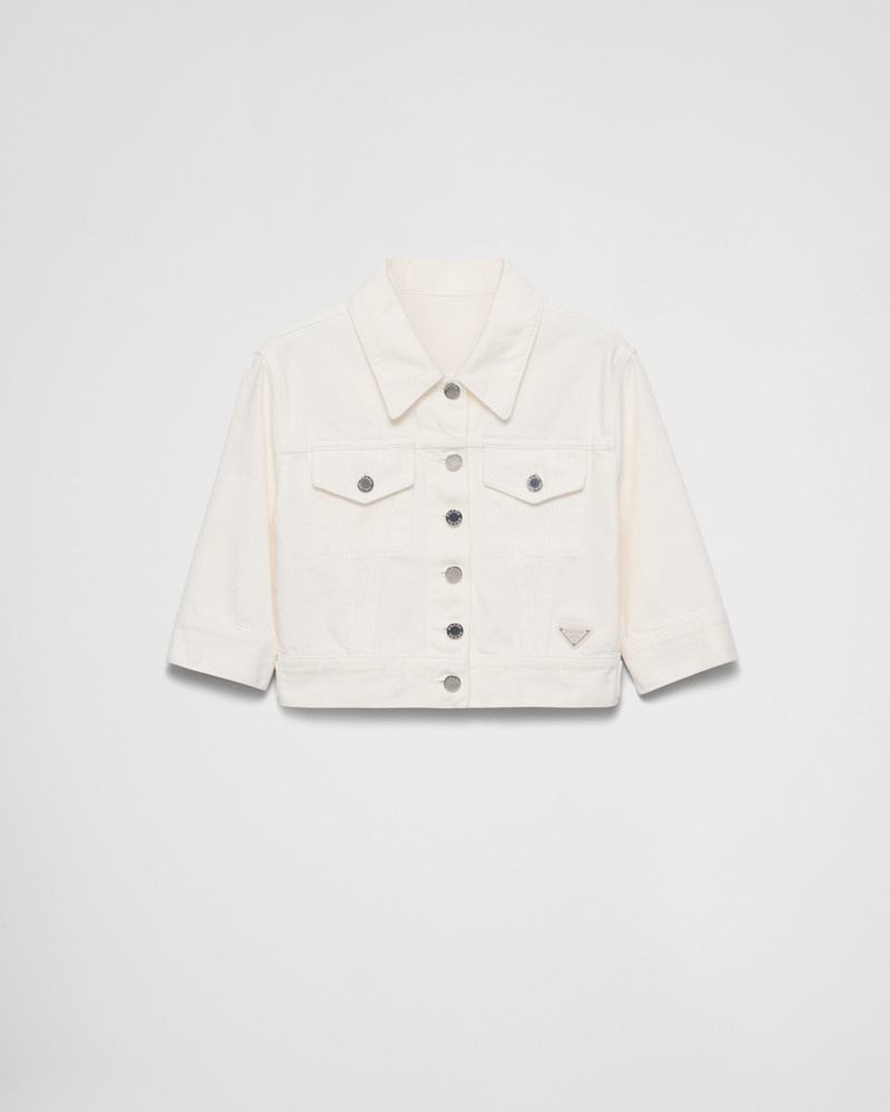 Cropped denim jacket 1