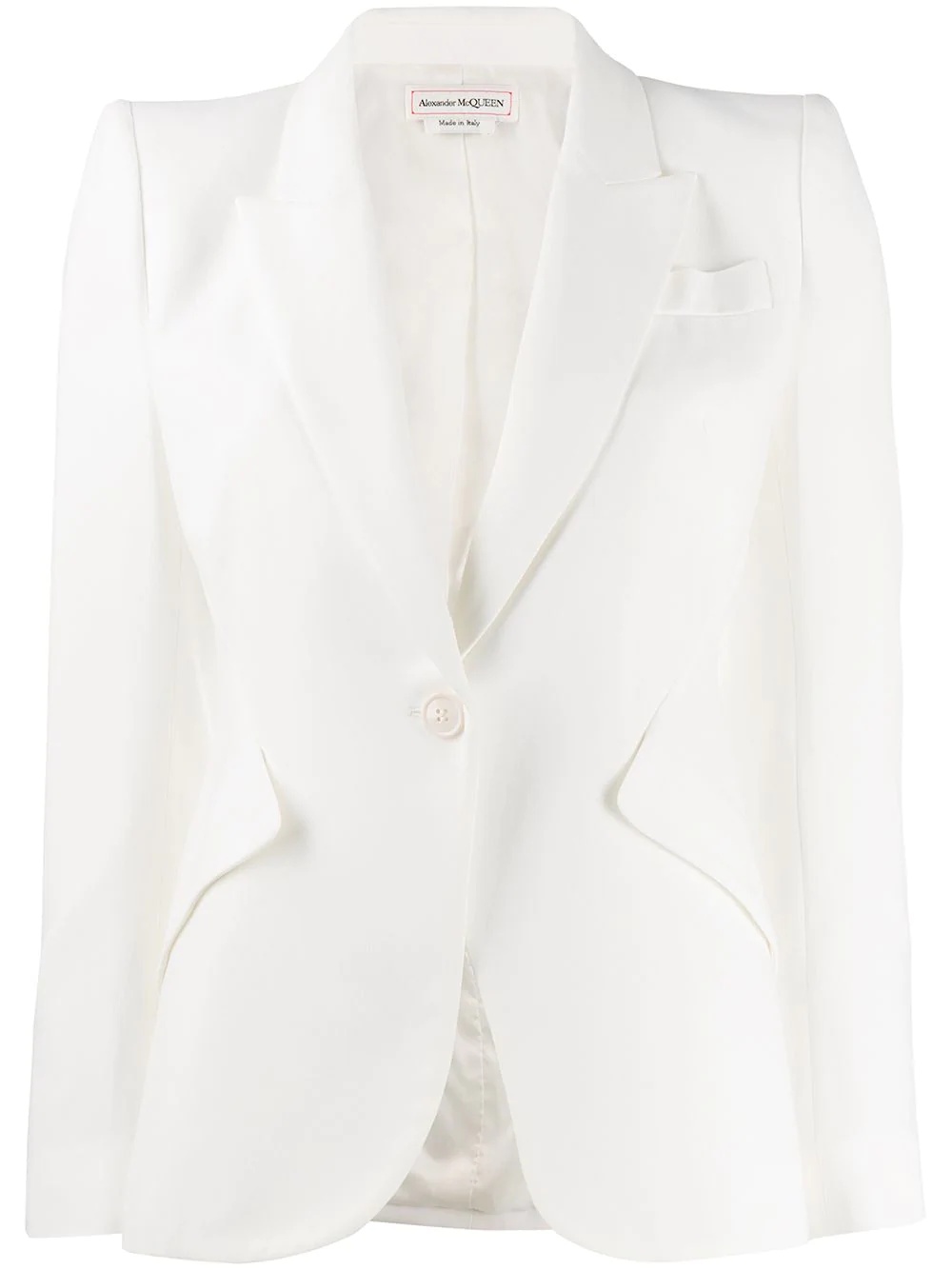 structured shoulder blazer - 1